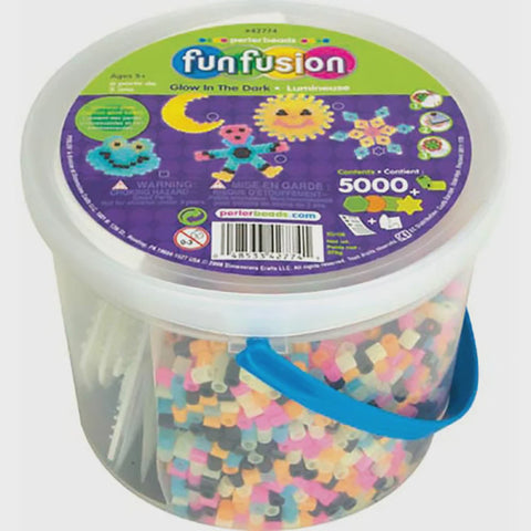 PERLER SMALL BUCKET GLOW IN THE DARK