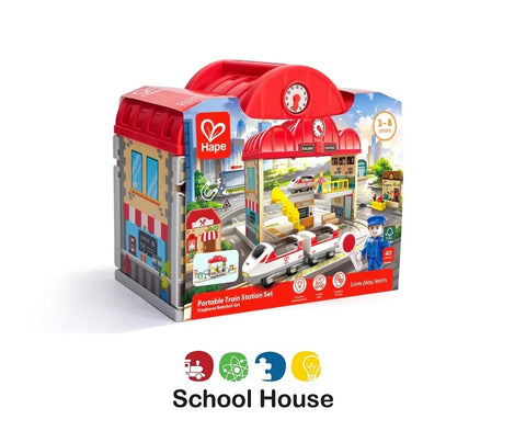 Portable Train Station Set