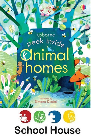 Peek Inside Animal Homes Board Book