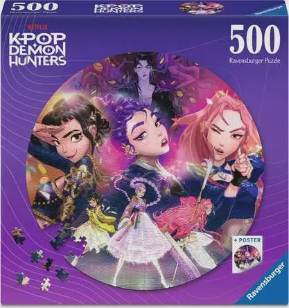 KPOP DEMON HUNTERS 500 PC ROUND PZ