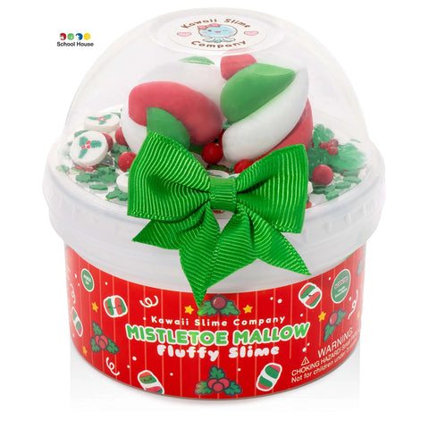 Mistletoe Mallow Fluffy Slime