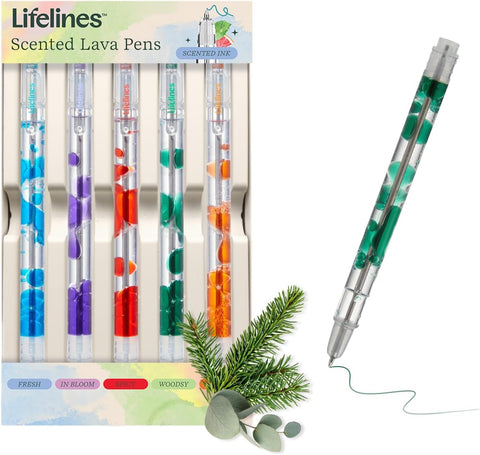 Scented Lava Pen Set Of 5