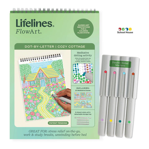 Flow Art Cozy Cottage Dot By Letter