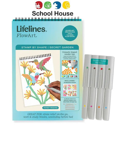 Flow Art Secret Garden Stamp By Shape