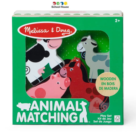 Wooden Animal Matching Farm