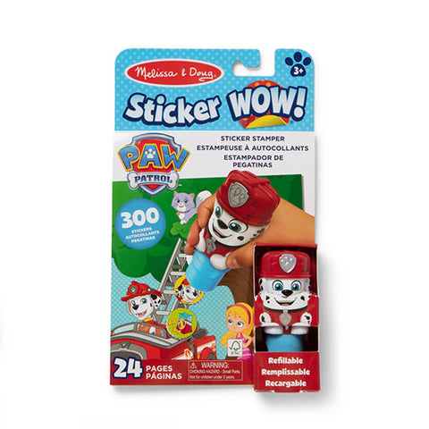 Paw Patrol Sticker Wow Activity Pad Marshall