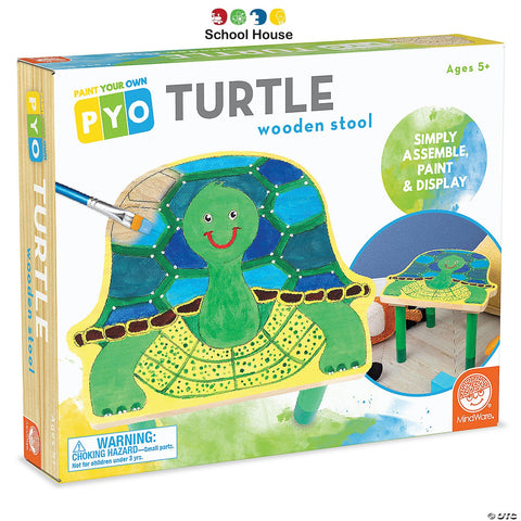 Turtle Wooden Stool Paint Your Own