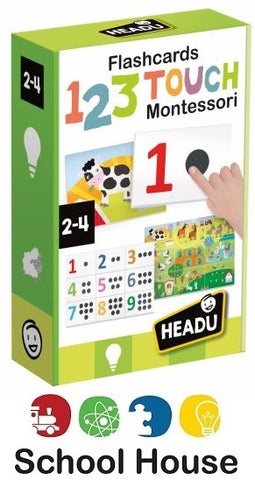 123 Touch Montessori Flashcards