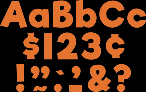 ORANGE 4" LETTERS COMBO PACK
