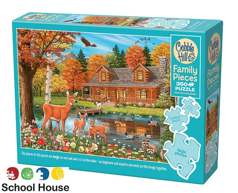 Cottage Pond 350 Piece Family Puzzle