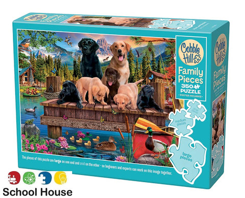 Pups & Ducks 350 Piece Family Puzzle