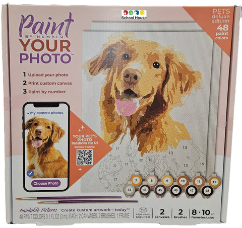 Paint By Number Your Pet Photo