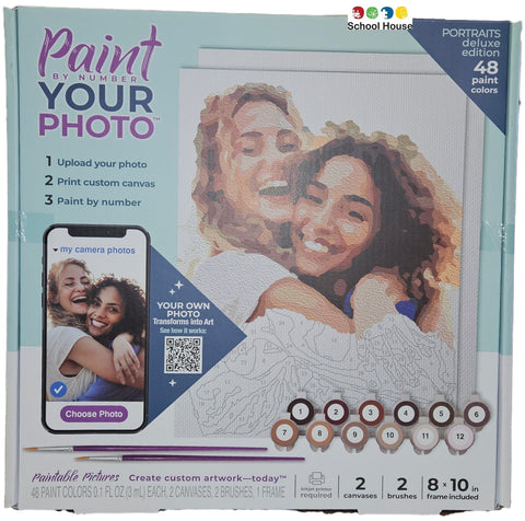 Paint By Number Your Portraits Photo Kit