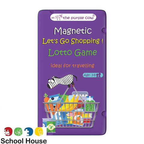 Magnetic Lets Go Shopping Lotto Game