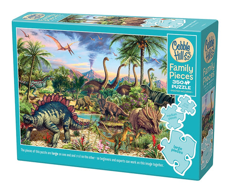 Prehistoric Party 350 Piece Family Puzzle