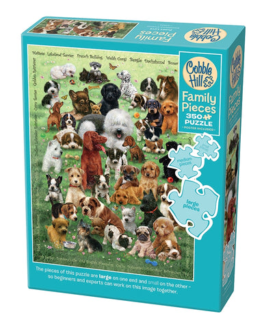 Puppy Love 350 Piece Family Puzzle