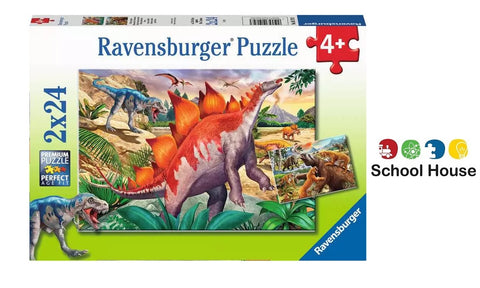 Jurassic Wildlife 2 X 24 Piece Puzzle