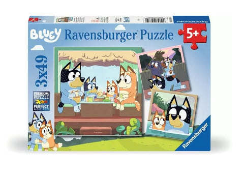 Bluey Adventure 3 X 49 Pc Pz