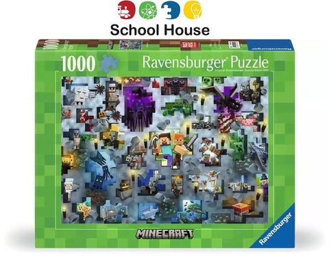 Minecraft Mobs Challenge 1000 Piece Puzzle