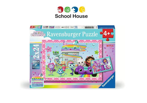 Gabby's Dollhouse 2 X 24 Piece Puzzles