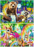 Lovable Woodland Friends 2 X 24 Piece Puzzles