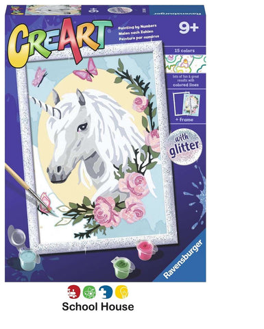 Unicorn Portrait 7 X 10 Creart Kit