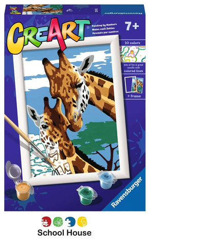 Cute Giraffes 5 X 7 Creart Kit