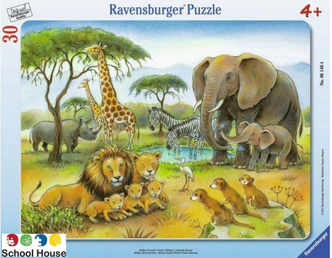 African Animal World 30 Piece Puzzle
