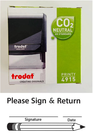 Sign & Return Self Inking Stamp