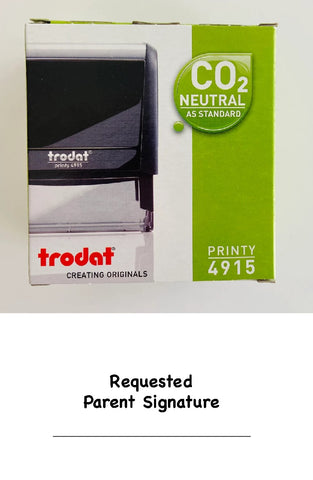 Parent Signature Self Inking Stamp