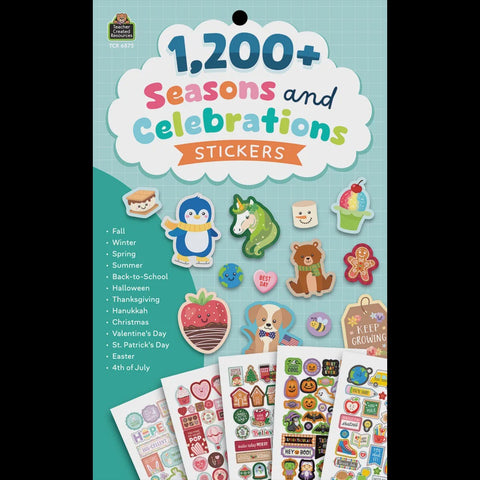 SEASONS & CELEBRATIONS STICKER PAD