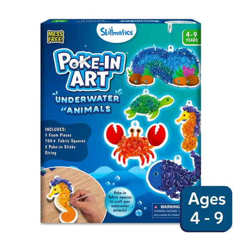 Poke-In Art Underwater Animals