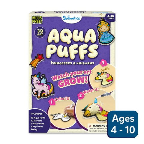 Aqua Puffs Princesses & Unicorns