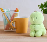 Hugging Knees Smiski Plush Keychain