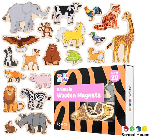 Wooden Magnets Animals