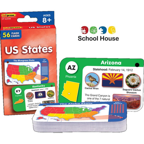 US States Flash Cards