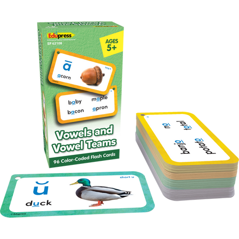 Vowels Flash Cards Deluxe Set