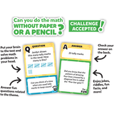 Daily Mental Math Challenges Cards