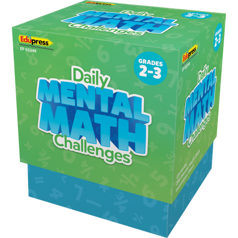 Daily Mental Math Challenges Cards
