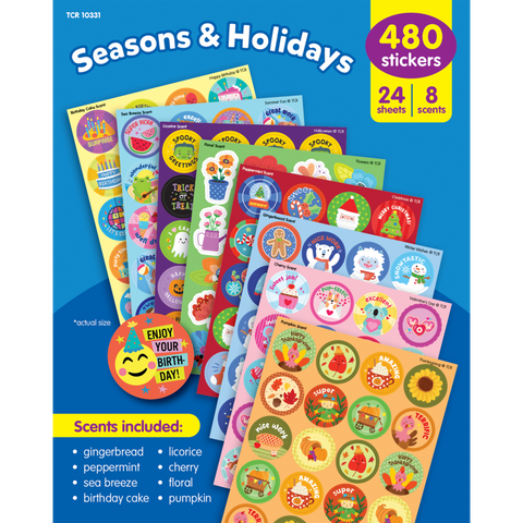 Seasons & Holidays Smelly Stickers Varie