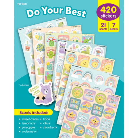 Do Your Best Smelly Stickers Variety Pk