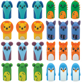 Finger Erasers Pack Of 24