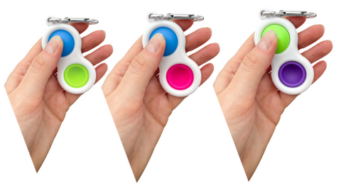 Fidget Popper Keychain Asst