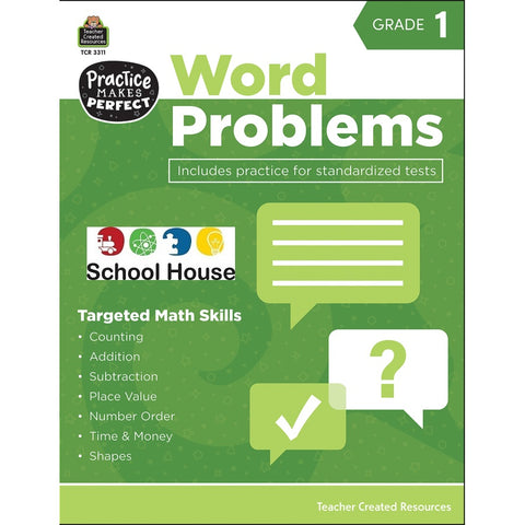 Word Problems Gr 1 Workbook