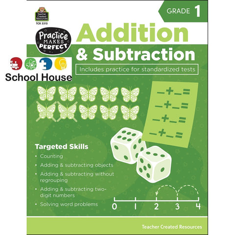 Addition & Subtraction Gr 1 Workbook