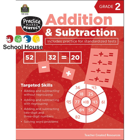 Addition & Subtraction Gr 2 Workbook