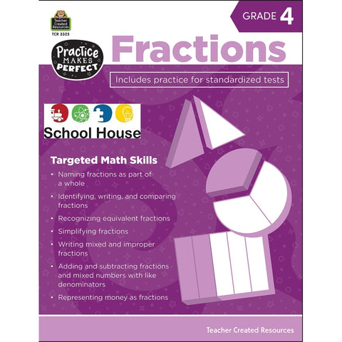 Fractions Gr 4 Workbook
