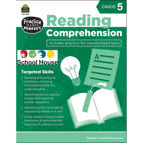 Reading Comprehension Gr 5 Workbook
