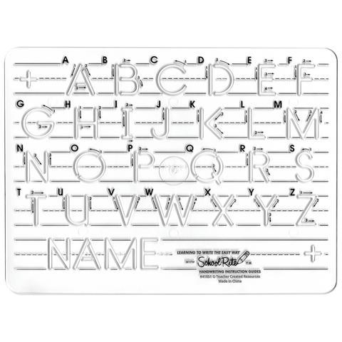 School Rite Uppercase Manuscript