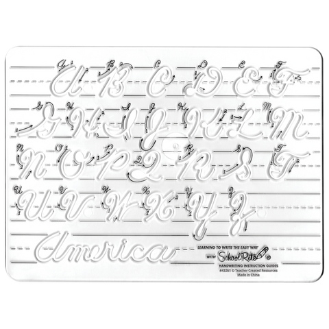 School Rite Uppercase Cursive